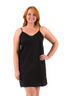 Cotton Black Dress Slip | A Line | Celine | 2XL