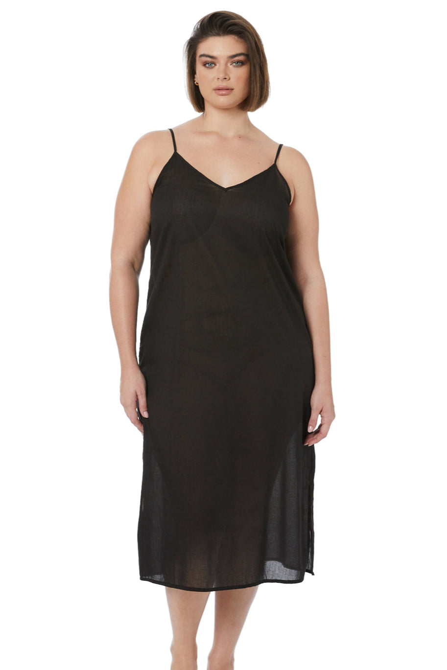 Summer Cotton Slip Dress – Long, Lightweight, Breathable Layering Slip ...