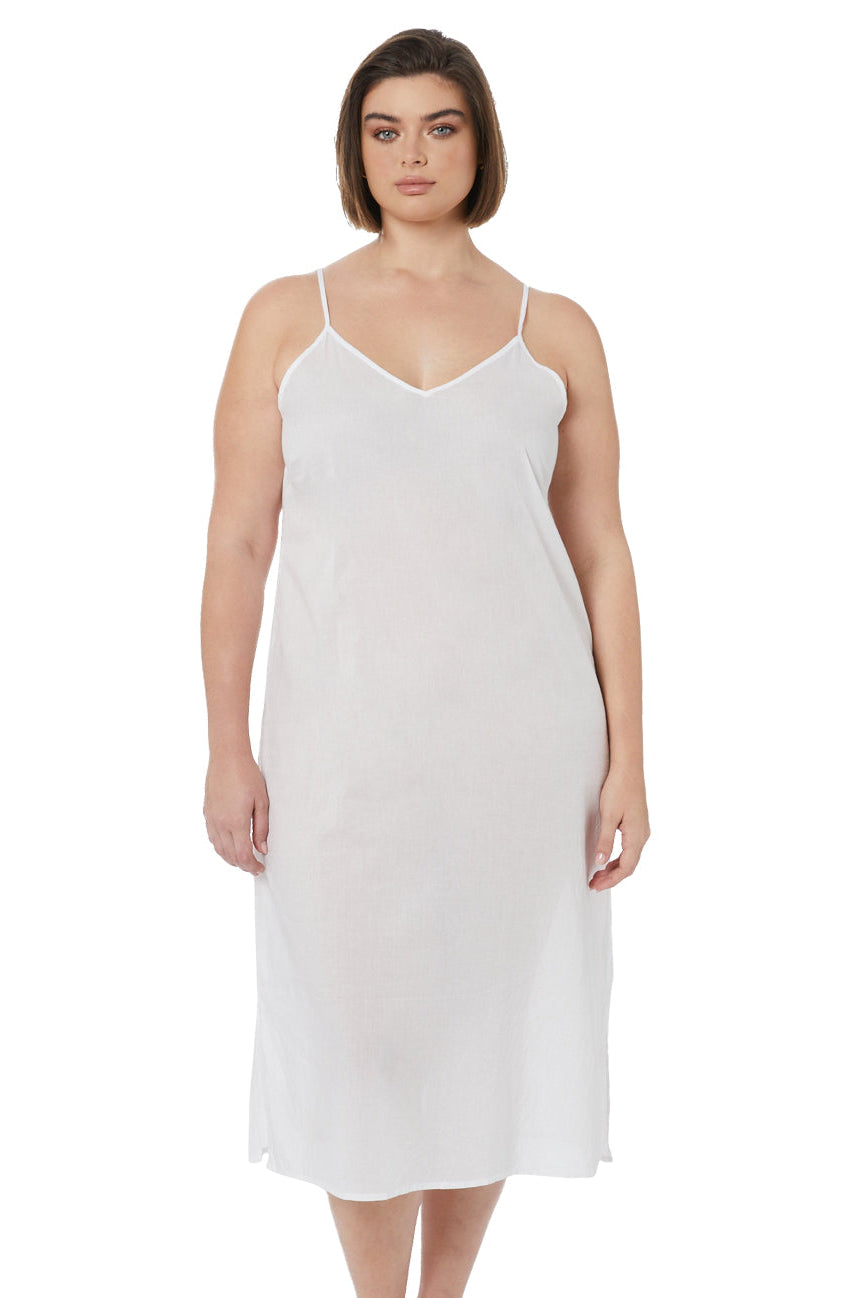 Summer Cotton Slip Dress – Long, Lightweight, Breathable Layering Slip ...