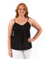 Cotton Camisole | Celine | Black | L