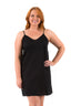 Cotton Black Dress Slip | A Line | Celine | 2XL