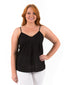 Cotton Camisole | Celine | Black | L