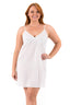 Clara | Cotton Slip | Shaped Bodice | White | 2XL