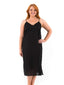 Long Cotton Maxi Dress Dress Slip | Celine | Black | 5XL