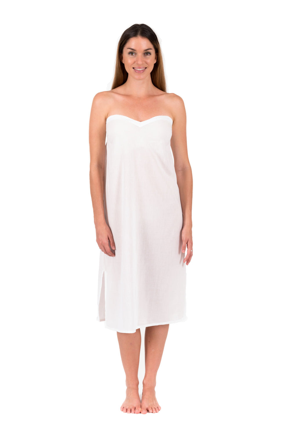 slip for under dress strapless Ellareese Shapewear Slip Women Dress Shapewear Women's Full slips Tummy Control at Amazon Women's Clothing store Our revolutionary silicone edge on the back of the leg openings for no ride MANCYFIT | Half Slips for